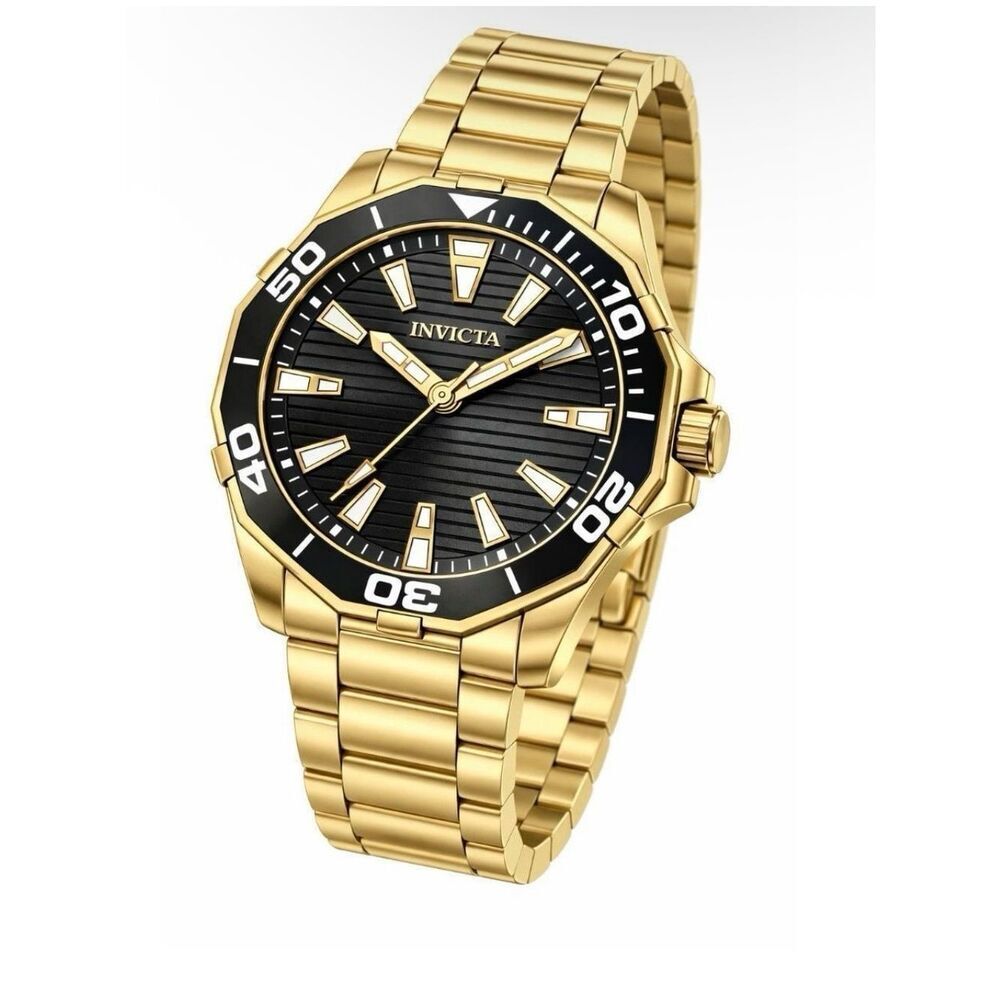 Invicta Diver Meridian Men's Watch - 46mm. Gold (69236)